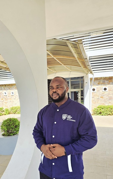 LBS Product Image - Dark Blue Varsity Jacket